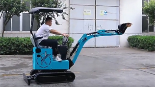 KV10小型挖掘機(jī)操作視頻